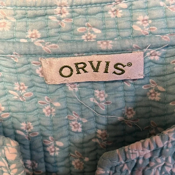 ORVIS womens lightweight jacket reversible quilted floral button up spring event - Picture 4 of 9